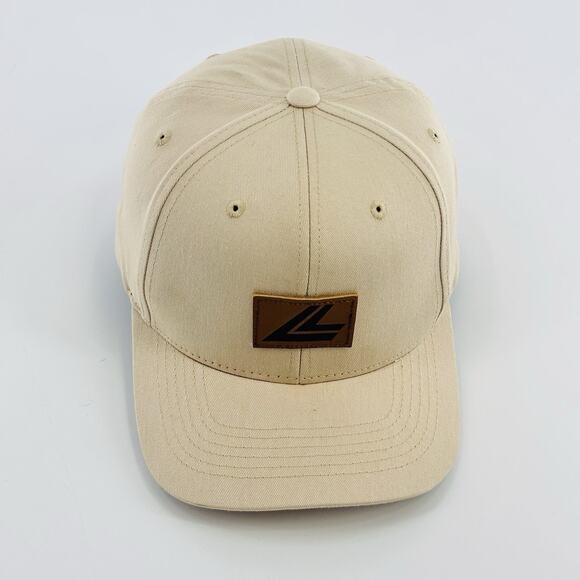 Lange SnapBack Hat Cap Trucker Beige Cream Ski Snowboard Adjustable One Size - Picture 2 of 6